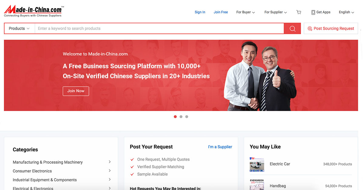 Made-in-China.com – крупная B2B платформа в Китае
